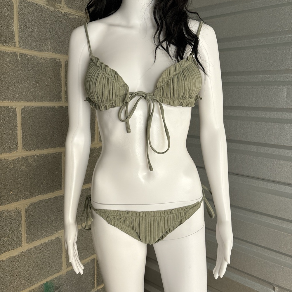 Sage green bikini